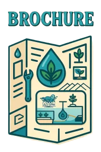 Document for LazyGrow brochure flyer.