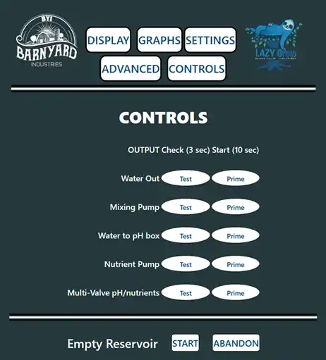WiFi Controls that can be used for testing, priming and control on the WiFi interface.